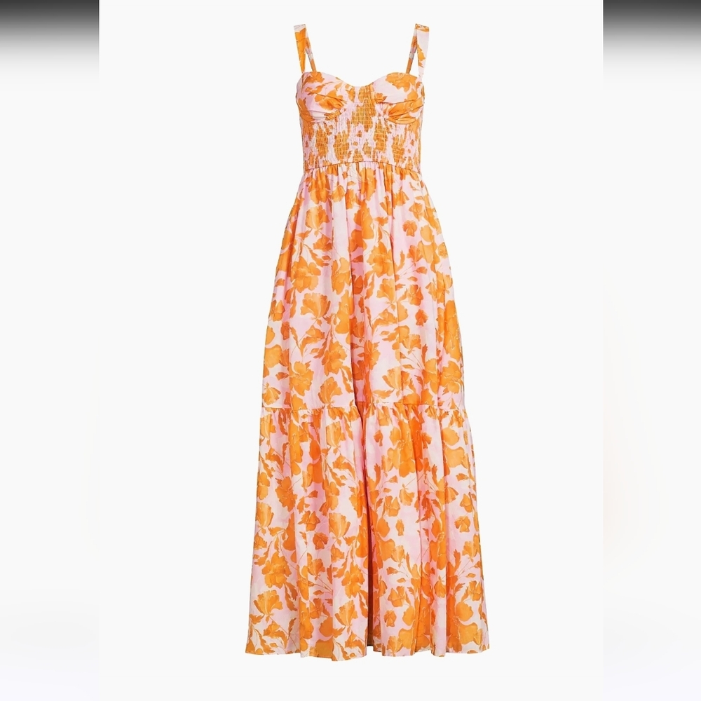 NWT HUTCH | $361 Stefani Floral Midi Dress - Picture 3 of 8